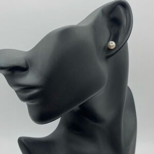 South Sea Pearl Button Earrings